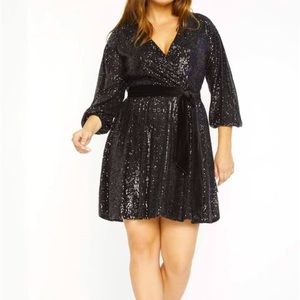 Eloquii sequined cocktail dress